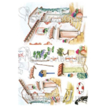 CALAMBOUR DECOUPAGE PAPER 45/30 CM - CO 20