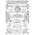 CALAMBOUR DECOUPAGE PAPER 48/33 CM - DGR 248