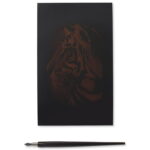 REEVES SCRATCH PAINTING KIT - TIGER PPCFM62 - Image 3