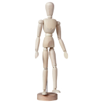 LUKAS WOODEN DETACHABLE MANNEQUIN MALE H: 30 CM