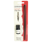 MANUSCRIPT PEN SET, PEN HANDLE AND BLACK INK MDP274SH