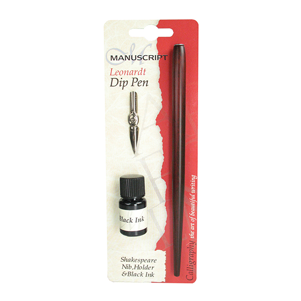mdp274sh MANUSCRIPT PEN SET, PEN HANDLE AND BLACK INK MDP274SH - Image 1