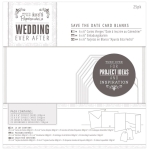 DOCRAFTS ENVELOPE CARDS 15/15 25 PCS WEDDING-PMA 158150
