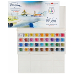 WHITE NIGHTS WATERCOLOUR PAINTS SET 36 PANS IN PLASTIC BOX