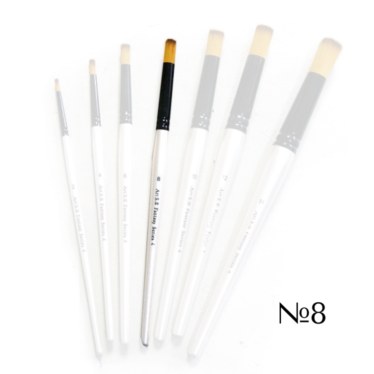 004008 FANTASY BRUSH SYNTHETICS SERIES 4 NUMBER 8 - Image 1