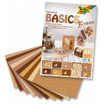 FOLIA BLOCK WITH MOTIFS FOR DECORATION BROWN 24/34 CM 30 L