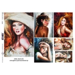 ITD COLLECTION DECOUPAGE RICE PAPER A4 - R1243