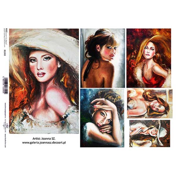 1243 ITD COLLECTION DECOUPAGE RICE PAPER A4 - R1243 - Image 1