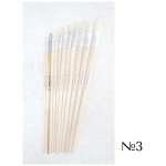 STANDART BRUSH BRUSH FLAT WITH LONG HANDLE No3