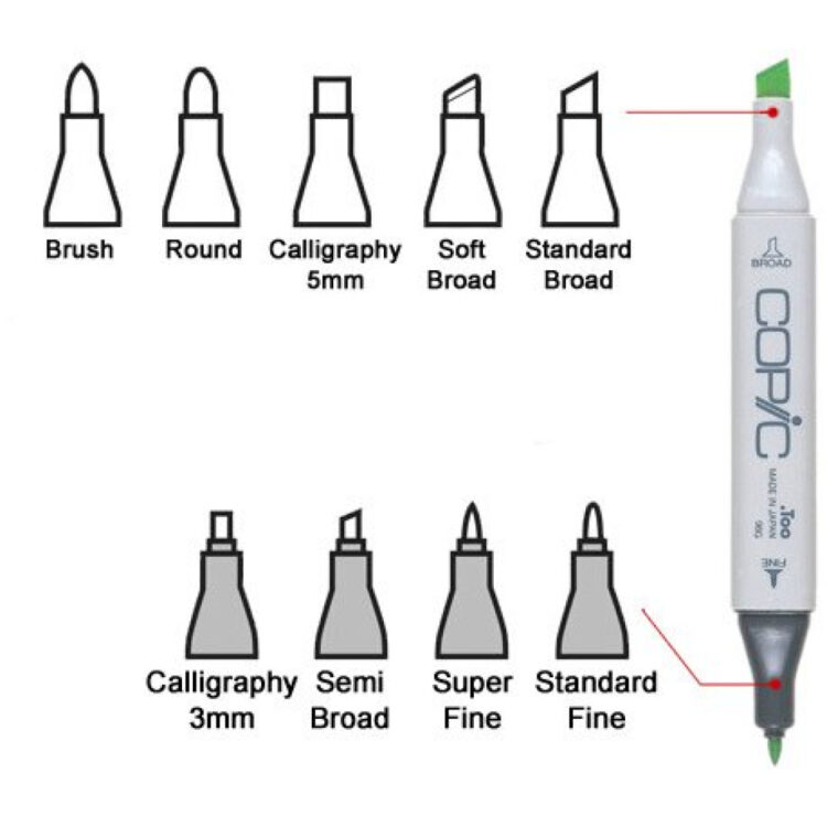COPIC ACCESSORIES - ROUND MARKER TIP - Image 2
