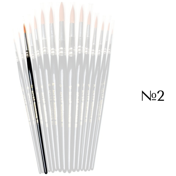 211002 MILLENNIUM BRUSH SYNTHETICS ROUND No2 - Image 1