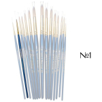 HERMITAGE BRUSH SYNTHETIC ROUND No. 1