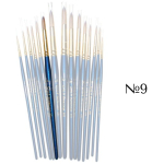 HERMITAGE BRUSH SYNTHETIC ROUND No9