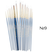 HERMITAGE BRUSH SYNTHETIC ROUND No9