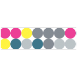 FOLIA WASHI TAPE - DECORATION PATCH - DOTS PATTERNED