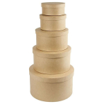 CREATIV ROUND PAPIER-MÂCHÉ BOX WITH LID 29/15CM - 26466