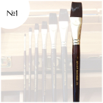 GIOCONDA BRUSH SYNTHETIC FLAT No. 1