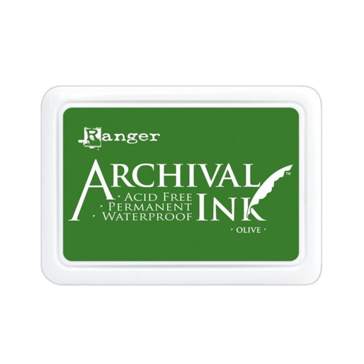 314820-110892 RANGER ARCHIVAL PERMANENT INK - OLIVE - Image 1