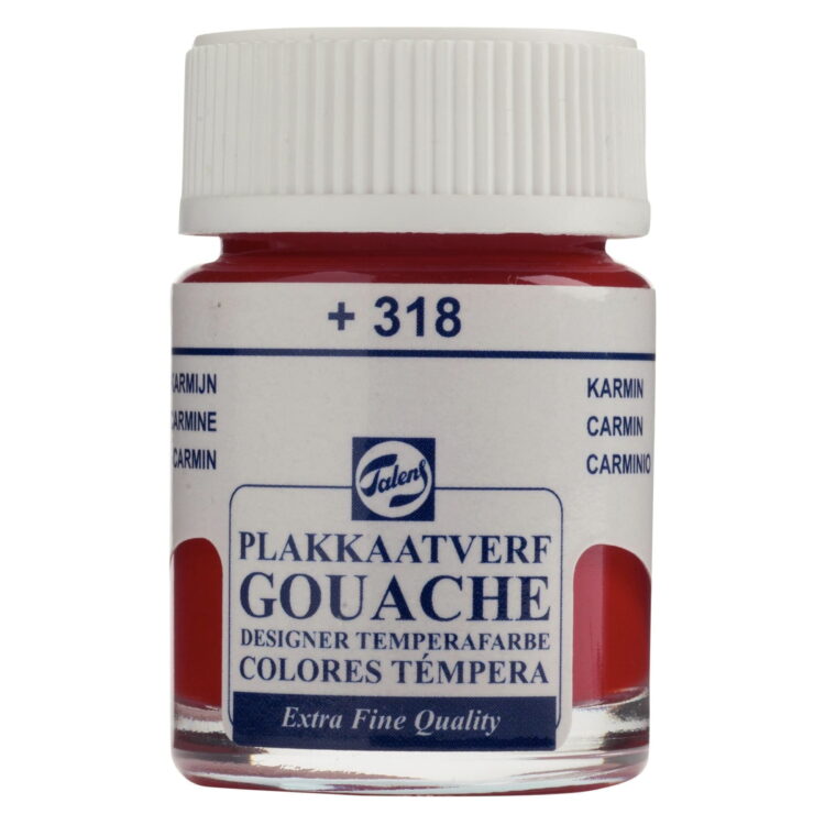 TALENS TEMPERA PAINT 16 ML. -CARMINE - Image 1