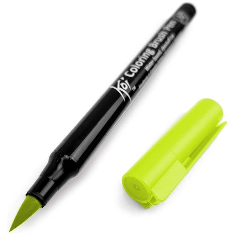 393300 SAKURA COLORING BRUSH PEN FRESH GREEN - XBR#32 - Image 1