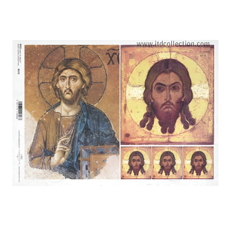 ITD COLLECTION DECOUPAGE RICE PAPER A4 - R0573 - Image 1