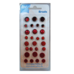 JOY CRAFTS LUX BRADS RED RANGE 6030/0002