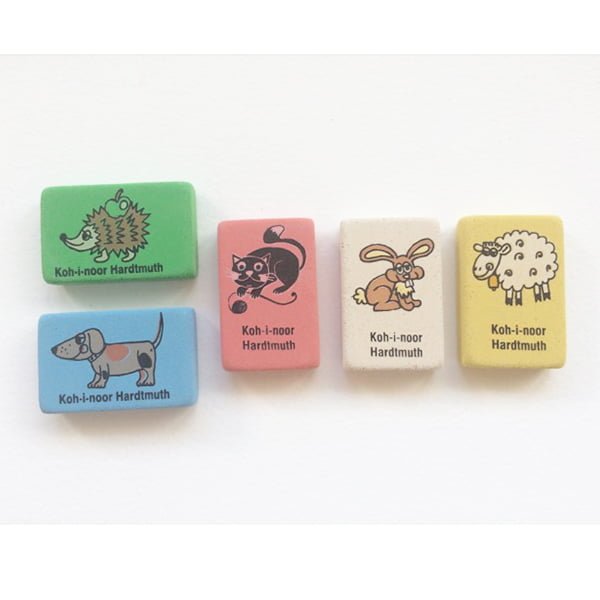 687540 KOH-I-NOOR HARD RUBBER WITH ANIMALS - Image 1
