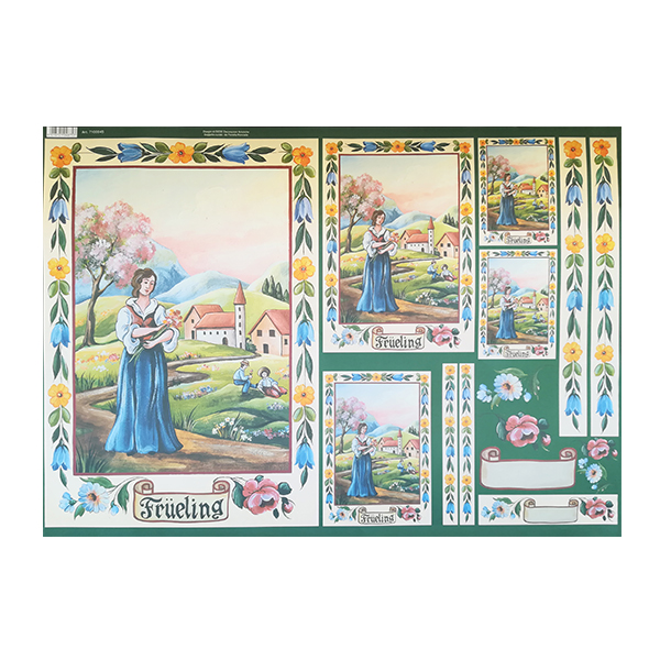 710045 MAIMERI DECOUPAGE PAPER 70/50 CM - SPRING - Image 1