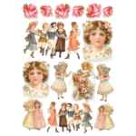 STAMPERIA DECOUPAGE RICE PAPER A4 - DFSA4012
