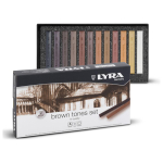 LYRA DRY PASTEL SET 12 COLORS, BROWN TONES 5641121