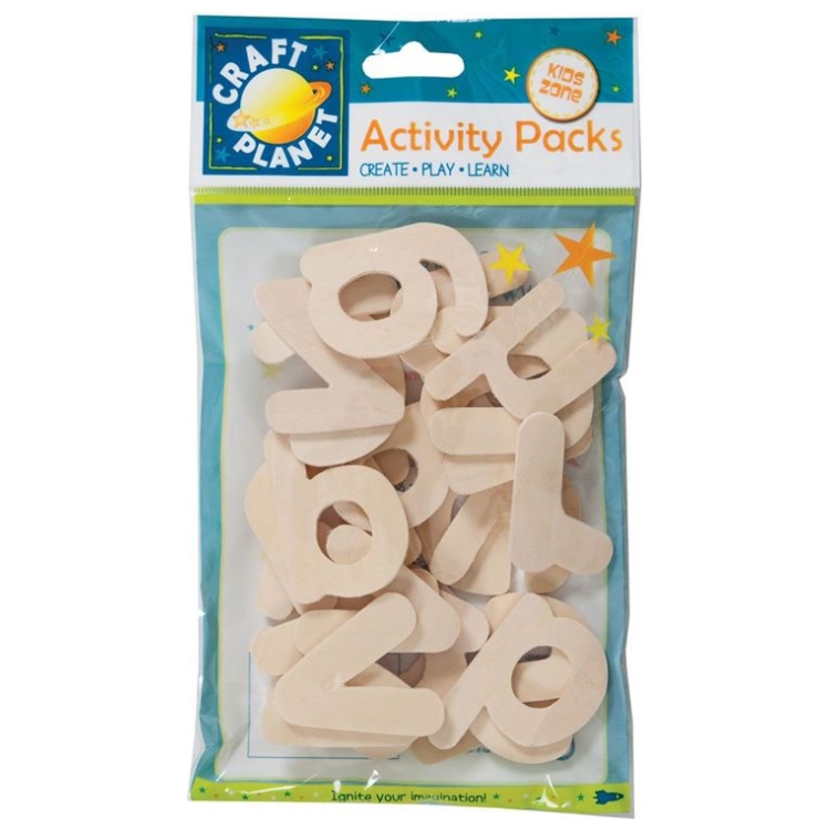 CPT 651116 DOCRAFTS WOODEN LETTERS FOR DECORATION 26 PCS. - CPT 651116 - Image 1