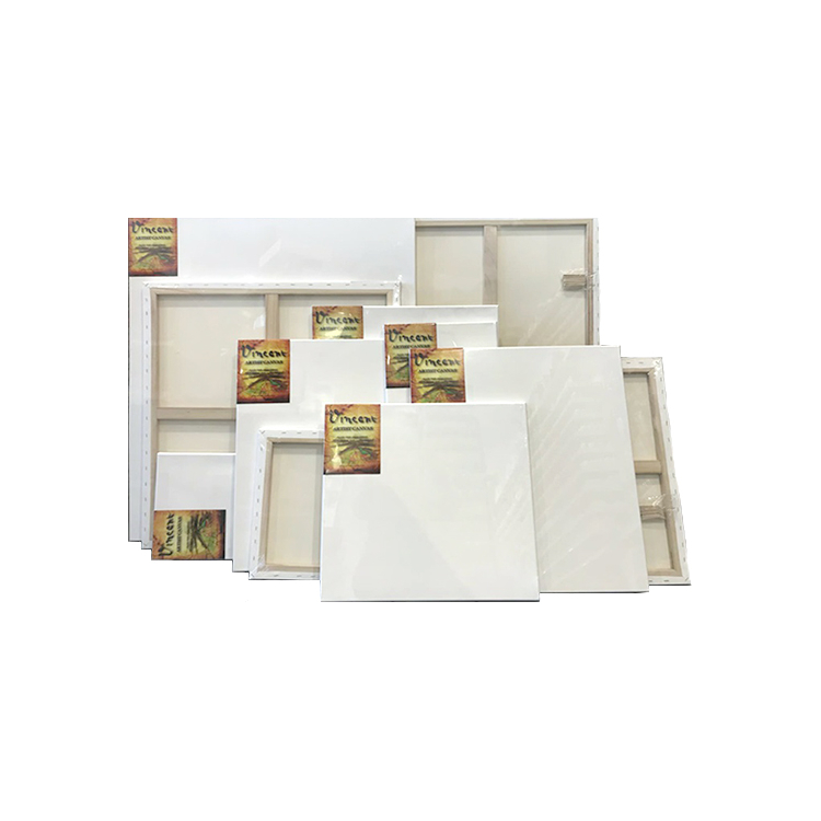 VINCENT 100/80 PRIMED CANVAS WITH WEDGE FRAME, 380 G. - Image 1