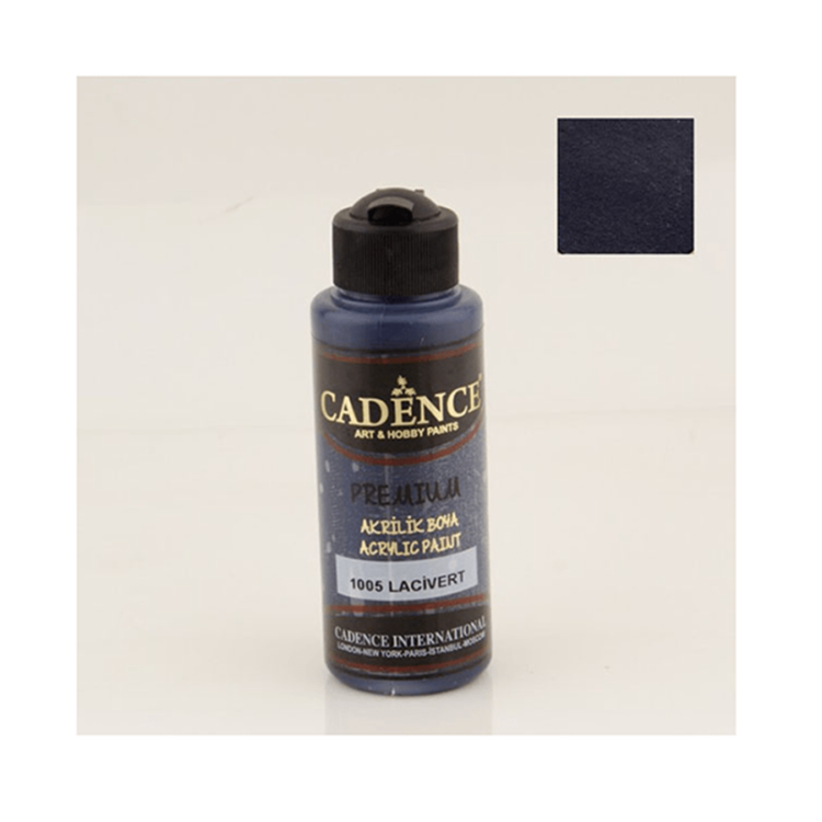 cadence-1005-1 CADENCE ACRYLIC PAINT PREMIUM 120 ML. - DARK BLUE 1005 - Image 1