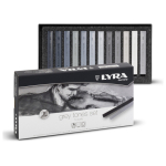 LYRA DRY PASTEL SET 12 COLORS, GRAY TONES 5641122