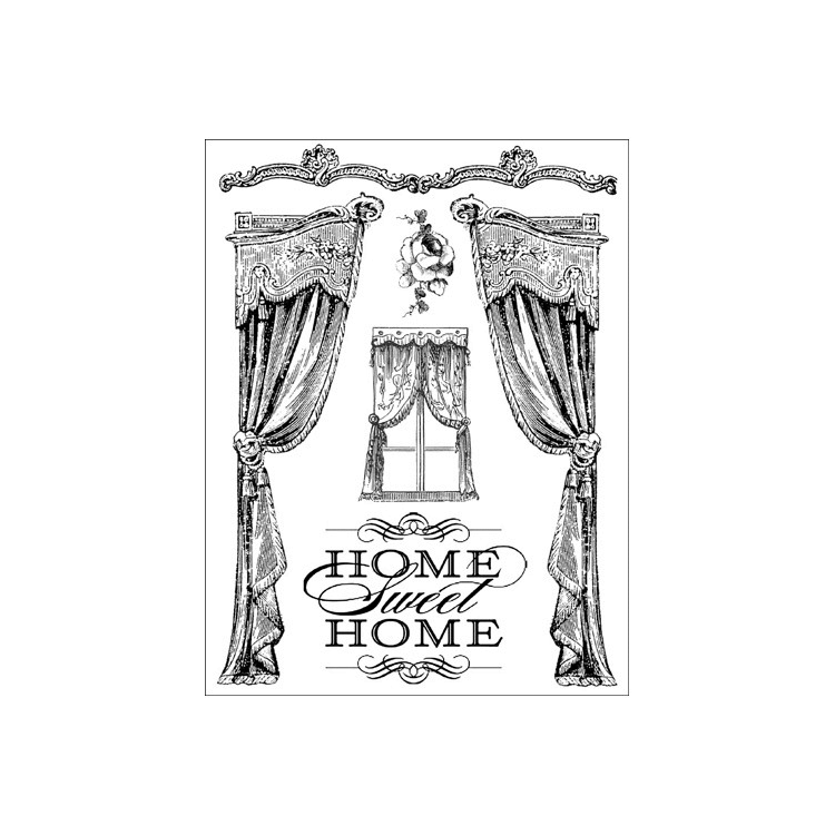 home STAMPERIA HIGH DEFINITION STAMPS - RUBBER STAMPS WTKCC20 - Image 1