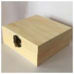 NEWART WOODEN DECORATION BOX 12/12/5CM - AS-WB04-GR004