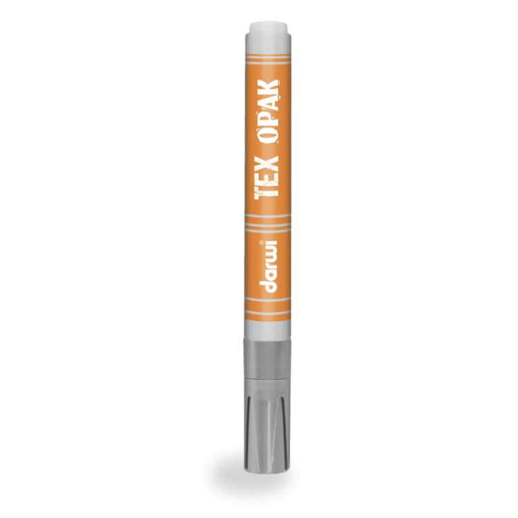 t silver DARWI TEXTILE DARK BASE MARKER - SILVER - Image 1
