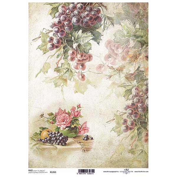 1263 ITD COLLECTION DECOUPAGE RICE PAPER A4 - R1263 - Image 1