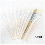 STANDART BRUSH BRISTLES WITH SHORT HANDLE No10