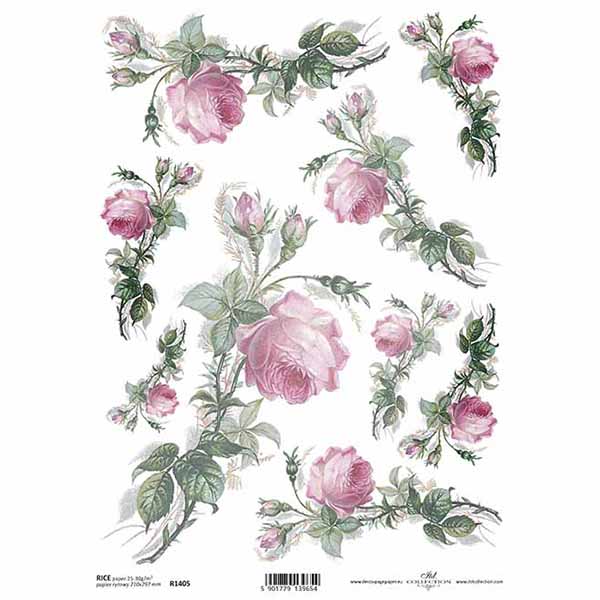 1405 ITD COLLECTION DECOUPAGE RICE PAPER A4 - R1405 - Image 1
