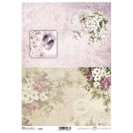 ITD COLLECTION DECOUPAGE RICE PAPER A4 - R1408