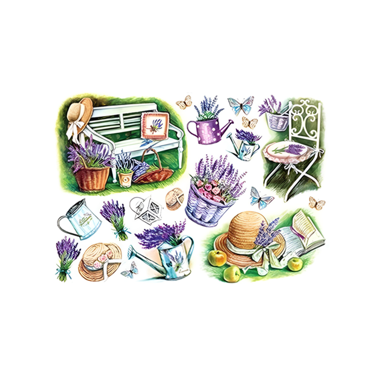 147222 CADENCE DECOUPAGE RICE PAPER A4 - 222 - Image 1