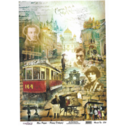 CADENCE DECOUPAGE RICE PAPER A4 - 236