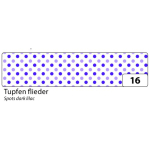 FOLIA WASHI TAPE - DECORATION PATCH - PURPLE DOTS