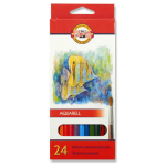 KOH-I-NOOR WATERCOLOR PENCILS 24 COLORS