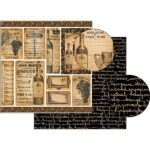 STAMPERIA DESIGNER CARDBOARD 30.5/30.5 CM - SBB377