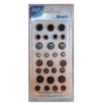 JOY CRAFTS LUX BRADS BROWN RANGE 6030/0001