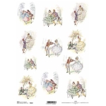 ITD COLLECTION DECOUPAGE RICE PAPER A4 - R0660