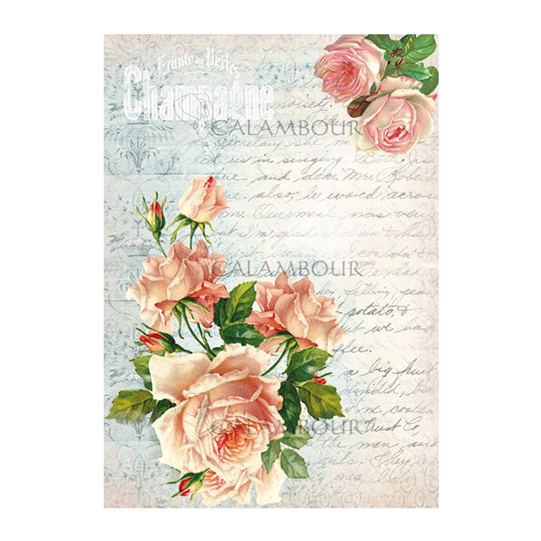 700091 CALAMBOUR DECOUPAGE PAPER A4 - TT 009 - Image 1
