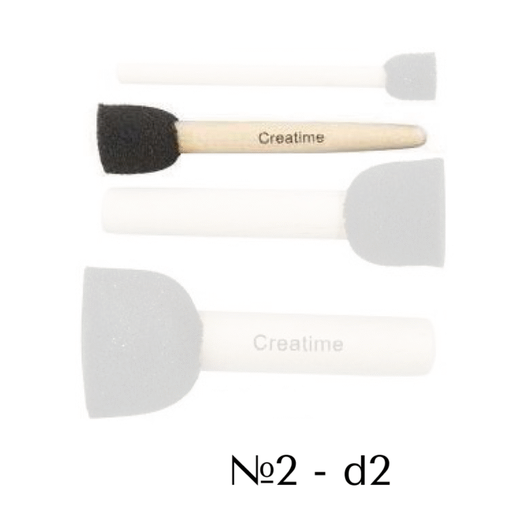 710702 CREATIV ROUND BRUSH PAD # 2 - D: 2 CM - Image 1